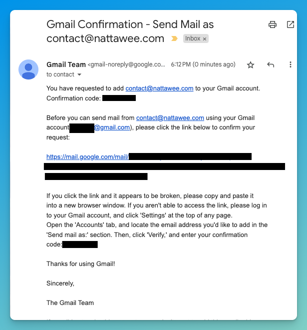 ตอบกลับอีเมลด้วย Custom Email Address ผ่านการตั้งค่า SMTP บน Gmail 4.10.1